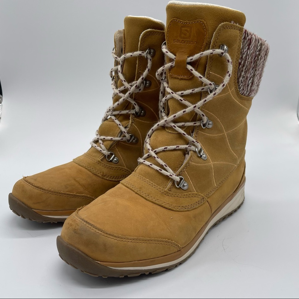 Salomon Winter Boots, Size 8.5. 9” Shaft Height! Excellent condition!